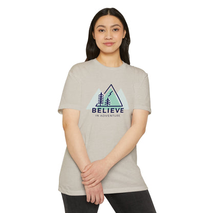 "Believe in Adventure" Unisex Jersey T-Shirt