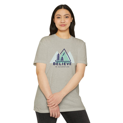 "Believe in Adventure" Unisex Jersey T-Shirt