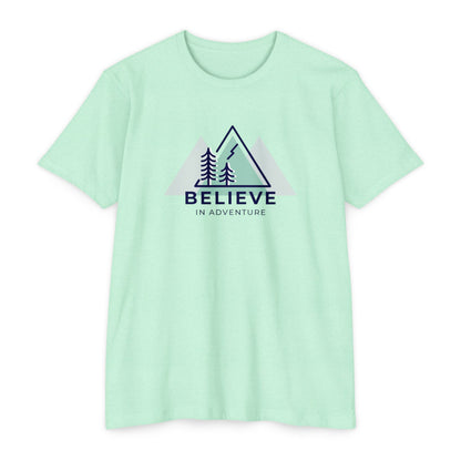 "Believe in Adventure" Unisex Jersey T-Shirt