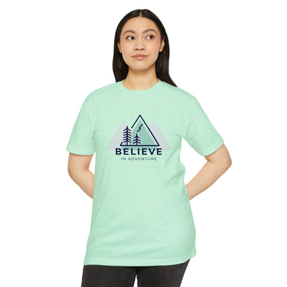 "Believe in Adventure" Unisex Jersey T-Shirt