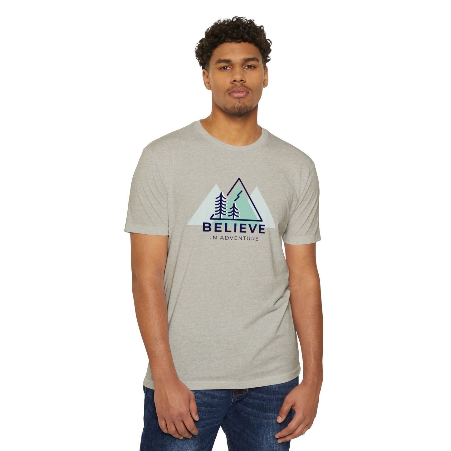 "Believe in Adventure" Unisex Jersey T-Shirt