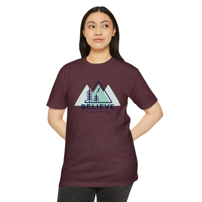 "Believe in Adventure" Unisex Jersey T-Shirt