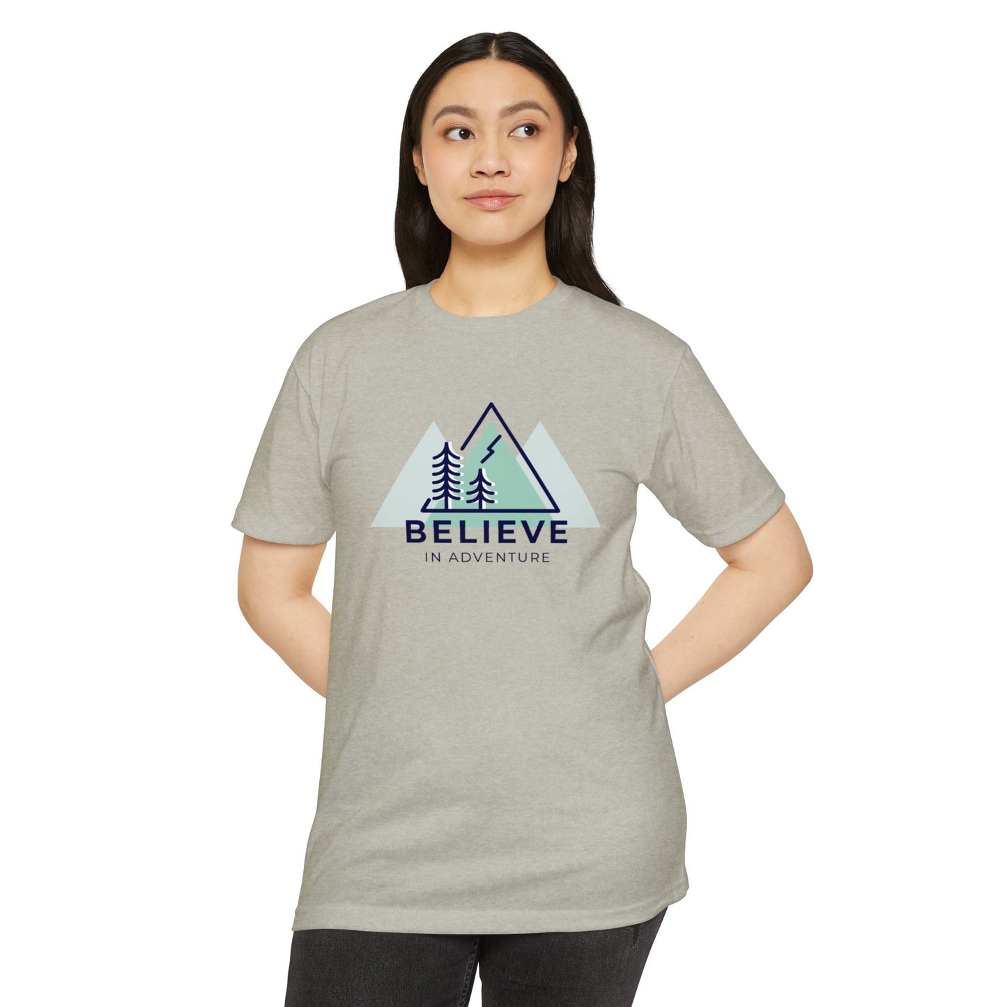"Believe in Adventure" Unisex Jersey T-Shirt