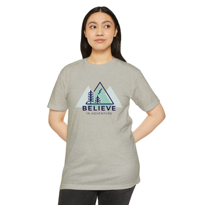 "Believe in Adventure" Unisex Jersey T-Shirt