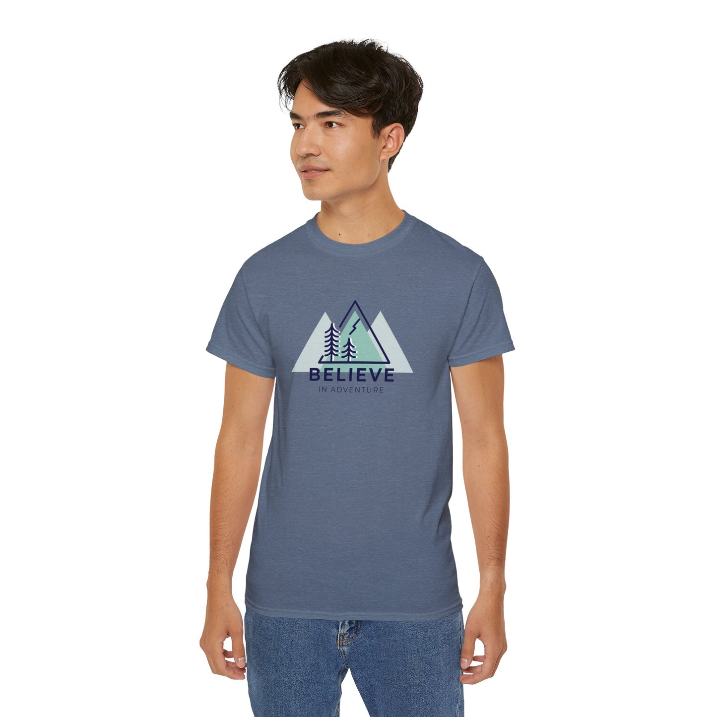 "Believe in Adventure" Graphic T-Shirt for Nature Lovers