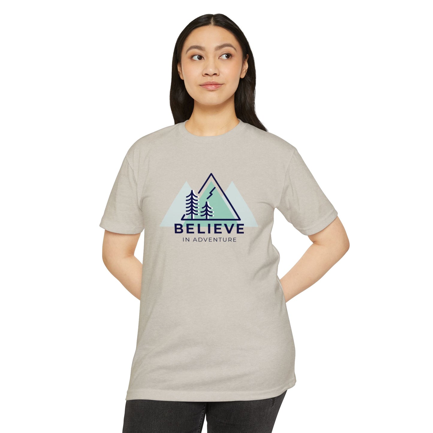 "Believe in Adventure" Unisex Jersey T-Shirt
