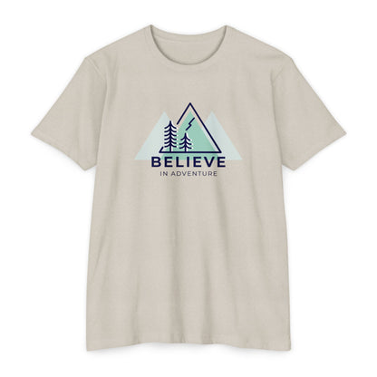 "Believe in Adventure" Unisex Jersey T-Shirt