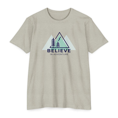 "Believe in Adventure" Unisex Jersey T-Shirt